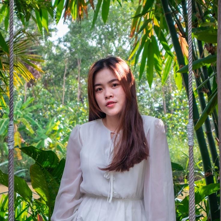 Portrait of Morgan Chen, group coordinator and fusion cooking expert